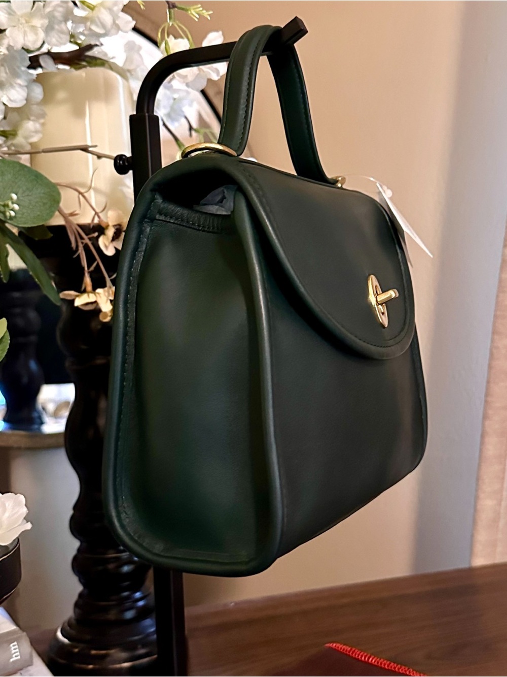 🔥 RARE COACH Bottle Green REGINA Bag | NWT - Picture 4 of 17